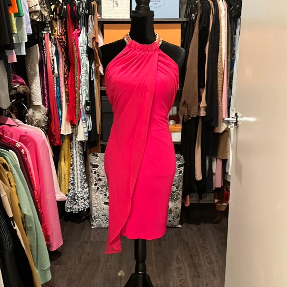 Backless Pink Dress